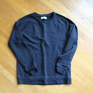 Everlane Crew Neck Sweatshirt Faded Black